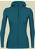 Icebreaker Women's Descender Long Sleeve Zip Hood kingfisher/arctic teal