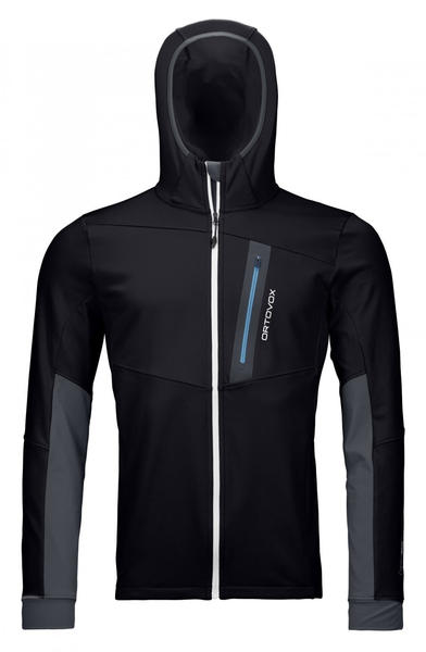 Ortovox Fleece Light Tec Hoody M black raven