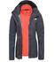 The North Face Damen Evolve II Triclimate vanadis grey/radiant orange