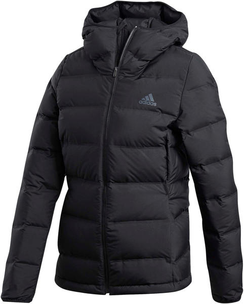 Adidas Helionic Down Hooded Jacket Women black Test ❤️ Testbericht.de  Januar 2022