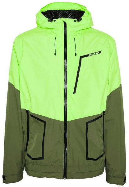 Chiemsee Men Training Jacket with large back print green / yellow (2071602)
