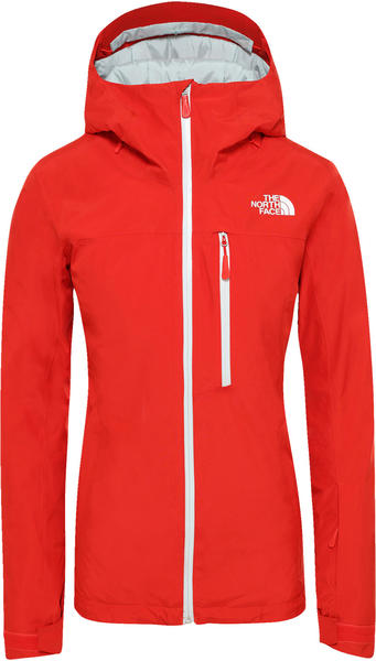 The North Face Womens Descendit Jacket fiery red