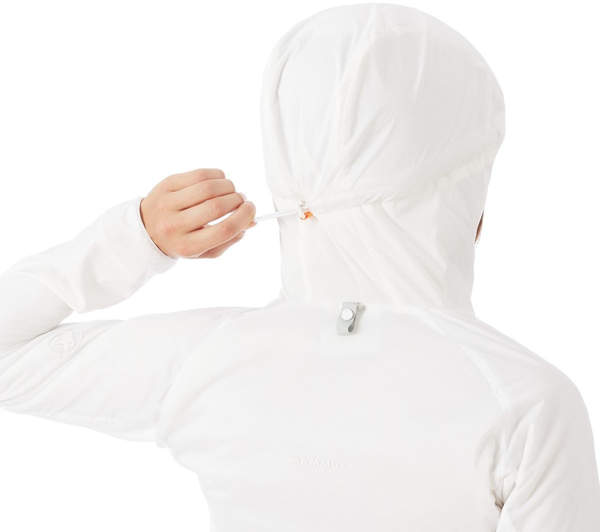 Funktionsjacke Material & Pflege & Eigenschaften Mammut Sport Group Mammut Rime Light IN Flex Hooded Jacket Women bright white