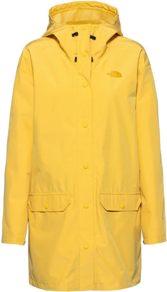 The North Face Woodmont Rain Jacket Women bamboo yellow