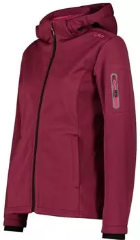 CMP Softshell Jacket Zip Hood Women (39A5006) black – Durchdachte Kapuzenlösung für variable Wetterbedingungen