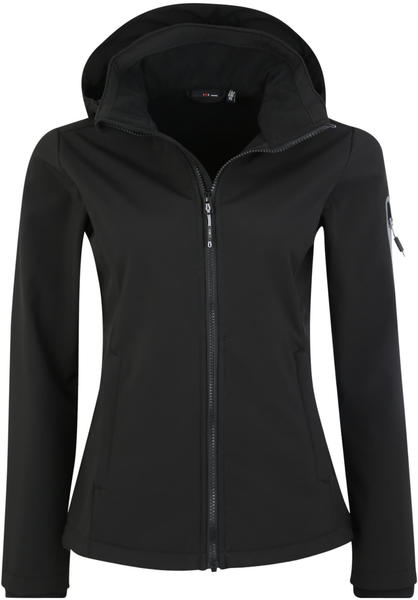 CMP Softshell Jacket Zip Hood Women (39A5006) black
