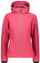 CMP Campagnolo Softshell Jacket Zip Hood Women (39A5006) rhodamine pink/melange anthracite