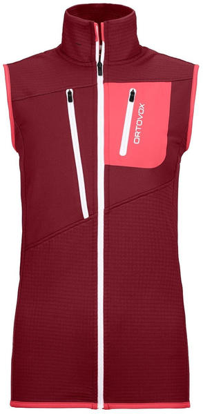Ortovox Fleece Grid Vest W ( 87203) dark blood