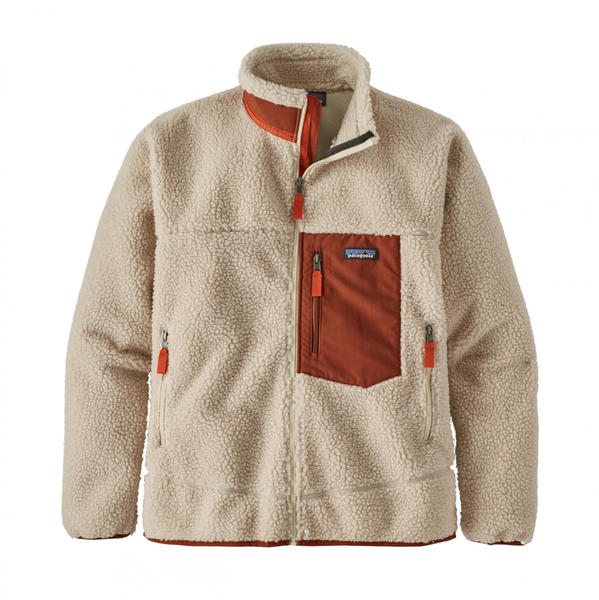 Patagonia Men's Classic Retro-X Fleece Jacket natural/barn red