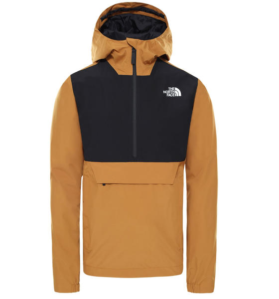 The North Face Men's Packable Waterproof Fanorak Jacket timber tan