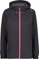 CMP 39X6636-01UE-EU 48, CMP Damen Rain Fix Hoodie Jacke (Gr&ouml;&szlig;e 3XL, schwarz)...