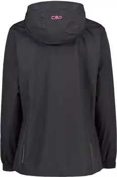CMP Woman Rain Jacket Fixed Hood (39X6636-01UE) anthracite/gloss – CMP Woman Rain Jacket Fixed Hood – verlässlicher Schutz bei wechselhaftem Wetter