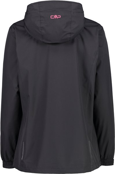  CMP Woman Rain Jacket Fixed Hood (39X6636-01UE) anthracite/gloss