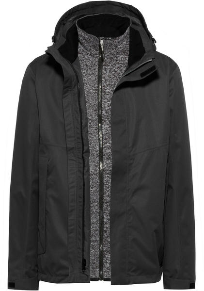 CMP Men Double Jacket With Removable Fleece Liner (39Z0407D-87UF) anthracite/ice