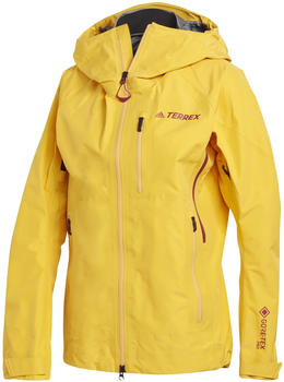 Adidas Women Terrex Techrock GORE-TEX PRO Rain Jacket (GK3167) active gold