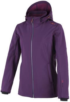 CMP Woman Softshell Jacket With Comfortable Long Fit (3A22226) purple/berry
