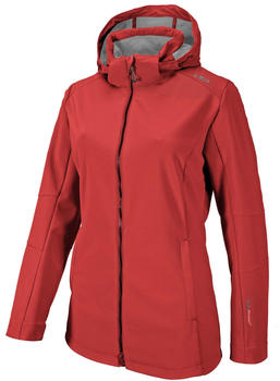 CMP Woman Softshell Jacket With Comfortable Long Fit (3A22226) bitter/ice