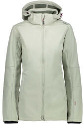 CMP Woman Softshell Jacket With Comfortable Long Fit (3A22226) salvia/avocado