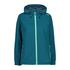 CMP Woman Rain Jacket Fixed Hood (39X6636)
