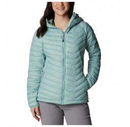 Columbia Powder Pass Hybrid Hooded Jacket Women (1773211) aqua tone