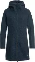 VAUDE Strickfleecejacke "WOMENS TINSHAN COAT III" mit Kapuze f&uuml;r den modernen...