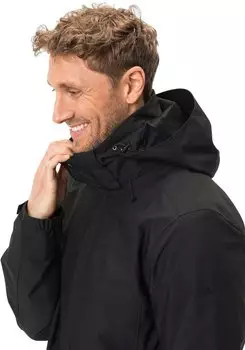VAUDE Men's Idris 3in1 Parka III black – Praktische Taschen und durchdachte Details
