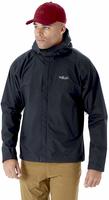Rab QWG-82-BL-S, Rab - Downpour Eco Jacket - Regenjacke Gr S grau