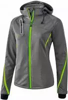 erima 9060712, Erima Softshelljacke Function Damen - grau melange/green gecko -