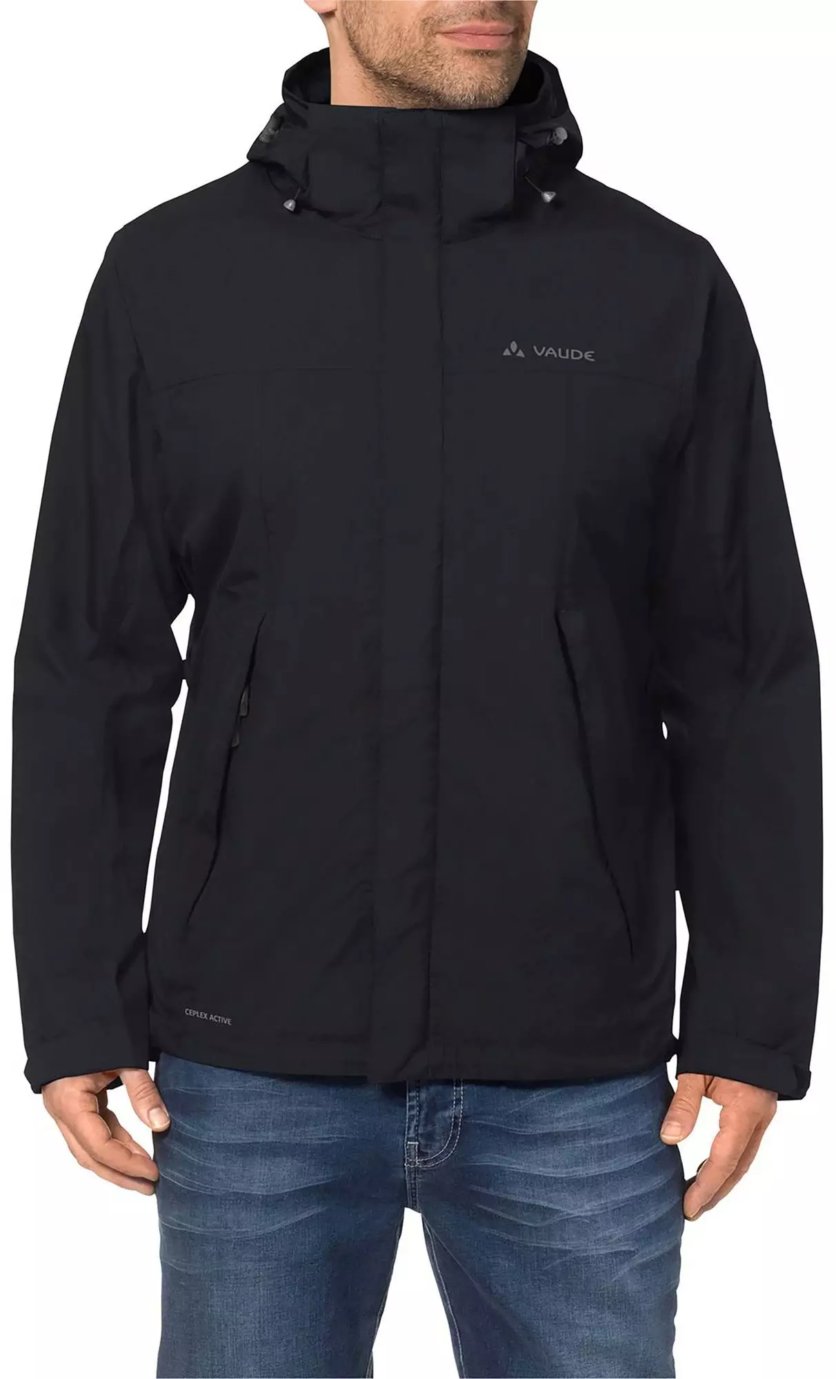 VAUDE Mens Escape Light Jacket Schwarz Leichte atmungsaktive