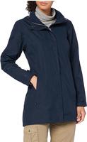 CMP 39X6646-N950-EU 36, CMP Damen Rain Hoodie Button Jacke (Gr&ouml;&szlig;e XS, blau) female