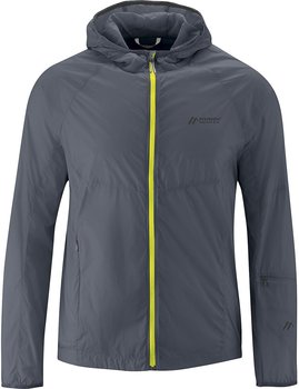 Maier Sports Funktionsjacke Feathery M Leichte Windjacke mit besonders kleinem Packmaß grau 56