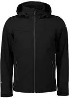 Icepeak Softshelljacke "ICEPEAK BRIMFIELD" mit Kapuze mit abnehmbarer Kapuze,