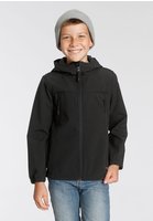 Icepeak Softshelljacke "ICEPEAK KONAN JR" mit Kapuze aus winddichtem und