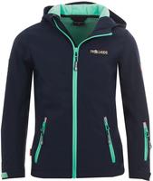 Trollkids Softshelljacke "Oslofjord" in Dunkelblau - 128