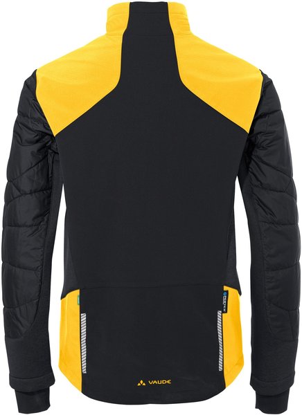  Vaude Mens Minaki Jacket III - leichte Isolationsjacke für Radsportler, Farbe:black/yellow, Größe:L