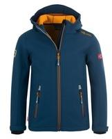 TROLLKIDS Softshelljacke Trollfjord blau 110