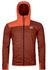 ORTOVOX Swisswool Piz Badus Herren Tourenjacke-Orange-S