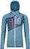 Ortovox Fleece Grid Hoody W light blue