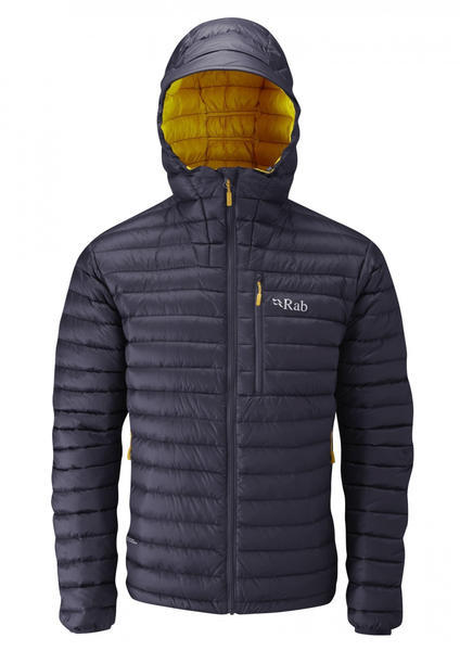 Rab Men's Microlight Alpine Jacket beluga/dijon