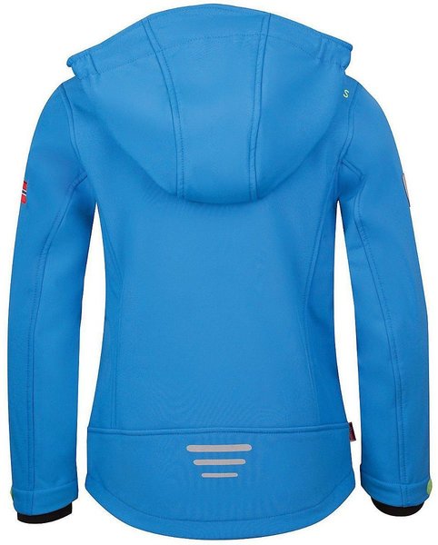 Ausstattung & Material & Pflege Trollkids Kids Trollfjord Jacket medium blue/green