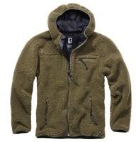 Brandit Textil Brandit Teddyfleece Worker Jacke, grün, Größe 6XL