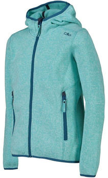 CMP Campagnolo CMP Girl Fleece-Jacket Knit-Tech (3H19825-05AG) acqua-bianco