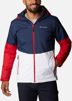 Columbia Sportswear Columbia Point Park Insulated Waterproof Jacket Men (1956811) collegiate navy/white/mountain red
