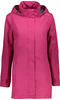 CMP 39X6646-H820-EU 46, CMP Damen Rain Hoodie Button Jacke (Größe XXL, pink)