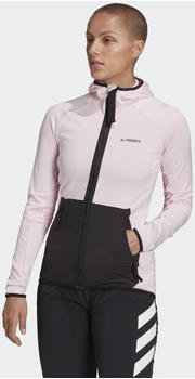 Adidas Terrex Tech Fleece Lite Hooded Women clear pink/black
