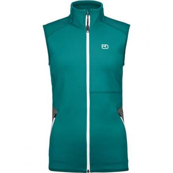 Ortovox Womens Fleece Vest (86978) pacific green