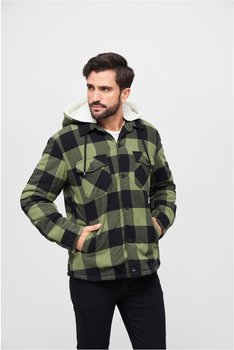 Brandit Textil Brandit Outdoorjacke Brandit Lumber Check Shirt hooded mit Teddyfutter & Kapuze bunt S