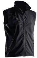 Jobman J7502-schwarz-M Softshell Weste Softshell Jacket Light Kleider-Größe: M Schwarz