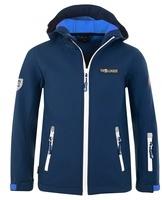 TROLLKIDS Softshelljacke "Oslofjord" in Dunkelblau - 140
