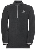 Odlo 542359-19360-128, Odlo Roy Stripe Mid Layer Half-Zip f&uuml;r Kinder, 128, grau